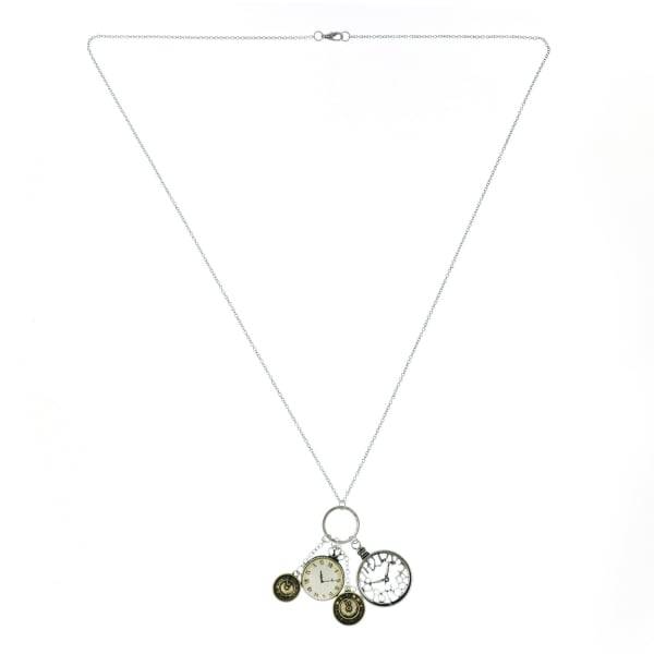 Ballet Cluster Pendant Charm Necklace