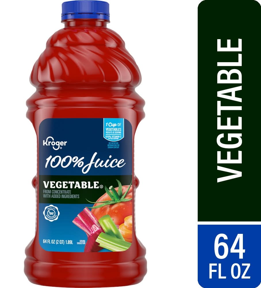 Kroger 100% Juice, Vegetable (64 fl oz)
