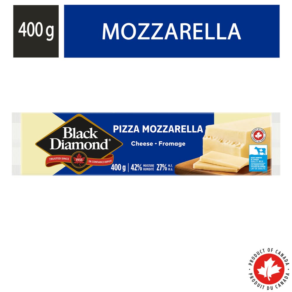Black Diamond Pizza Mozzarella Cheese (400 g)