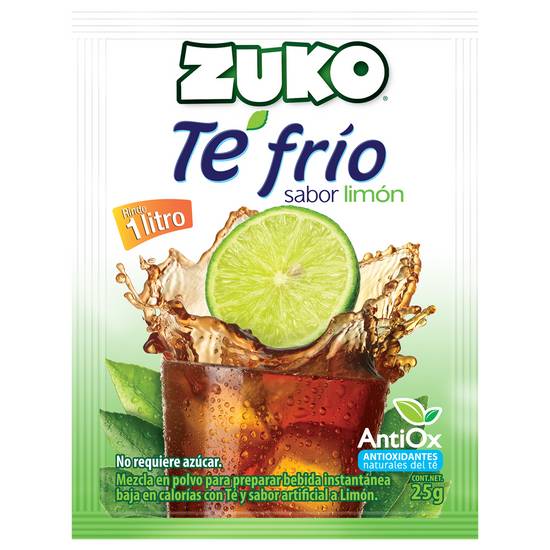 Zuko té frío en polvo sabor limón (25 g)