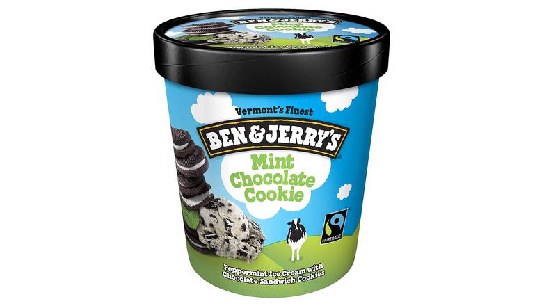Ben & Jerry's Chocolate Cookie Ice Cream Mint