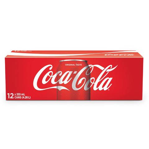 Coca-Cola Soft Drink (12 pack, 355 ml)