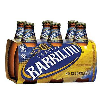 Barrilito cerveza lager estilo pilsner (6 pack, 325 ml)