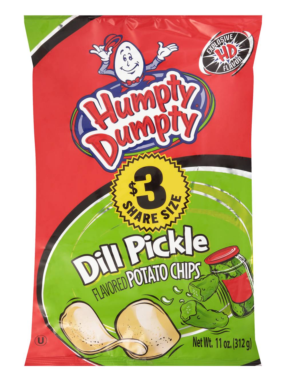 Humpty Dumpty Dill Pickle Potato Chips (11 oz)