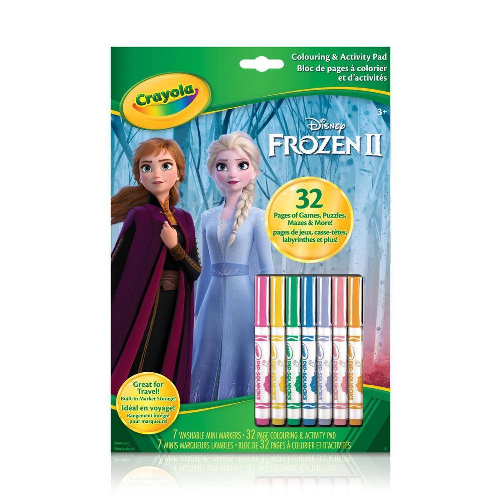 Crayola Disney Frozen 2 Colouring & Activity Pad (1 set)