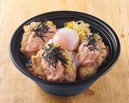 温玉から揚げ丼 おんちゃん 鹿骨店 Softboiled egg japanese fried 