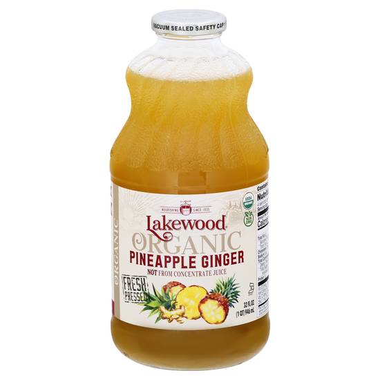 Lakewood Organic Pineapple Ginger Juice (32 fl oz)