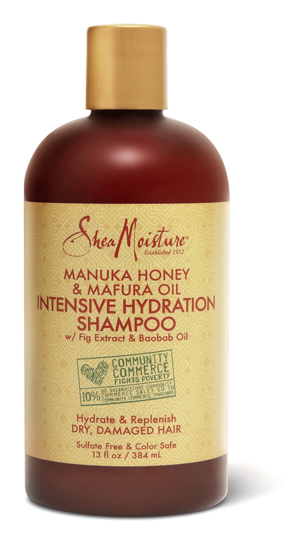 SheaMoisture Intensive Hydration Shampoo For Dry Damaged Hair (13 oz)