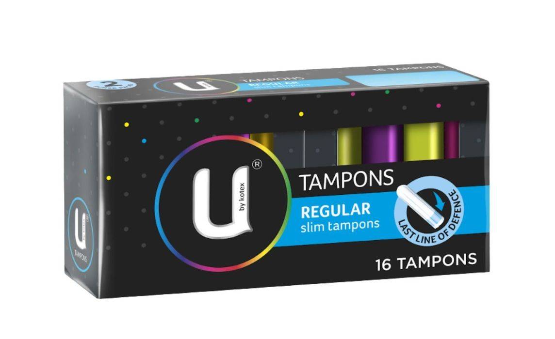 U by Kotex Tampon Regular 16 Pack