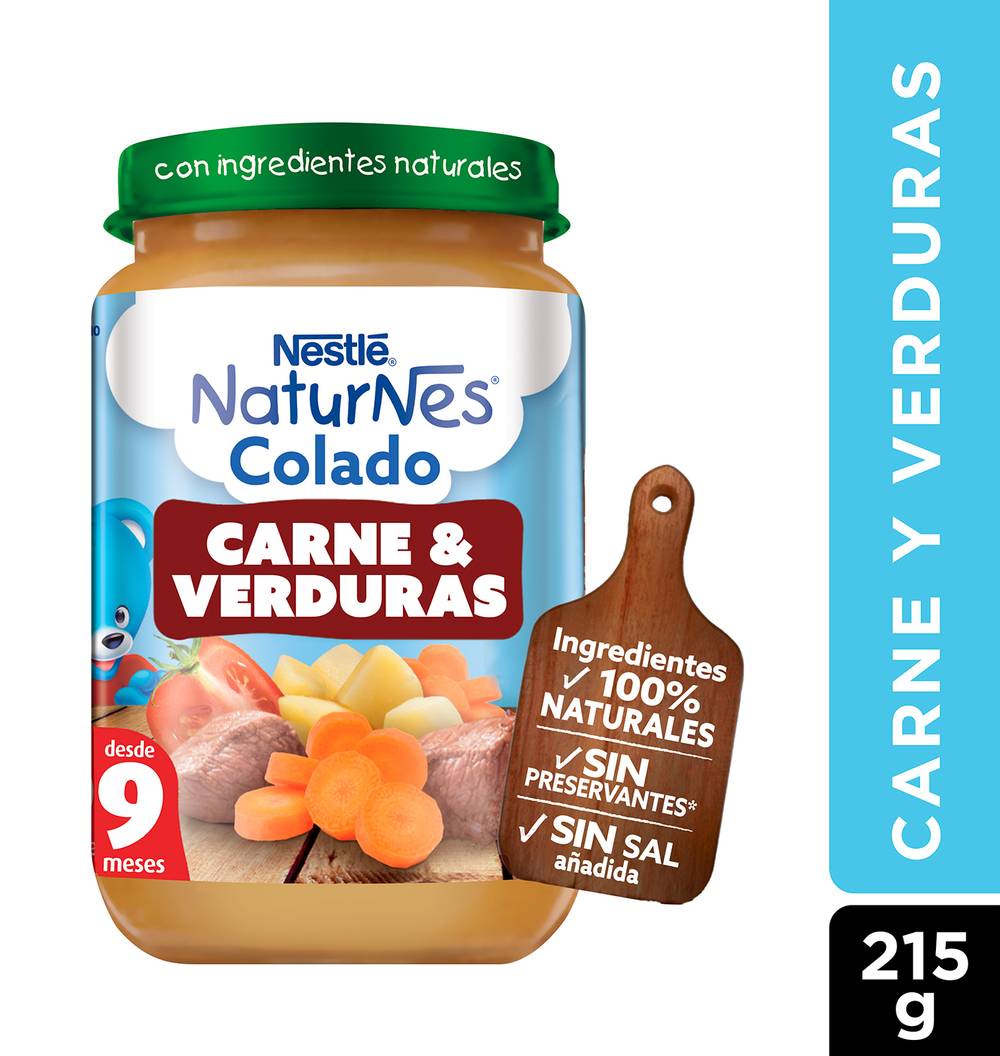 Nestlé · Colado carne con verduras (215 g)
