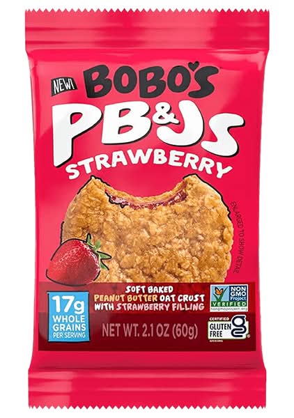 Bobo's PB&J Strawberry Cookie 2.1oz