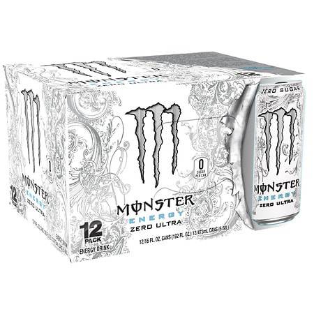 Monster Energy Zero Ultra - 16.0 fl oz x 12 pack