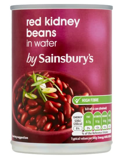 Sainsbury's Red Kidney Beans in Water (400g)