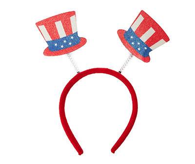 U.s. Flag Top Hat Headband