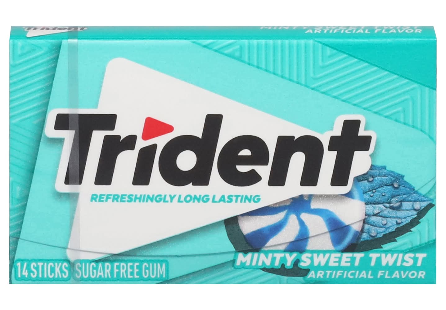 Trident Sugar Free Minty Sweet Twist Gum, Minty Sweet Twist (14 ct)