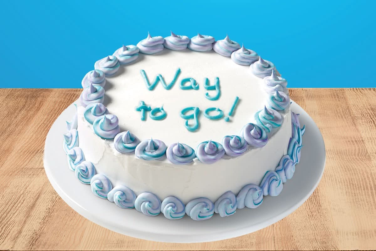 Small Half Baked Ice Cream Cake- Tie Dye Cake (Ready-Made)