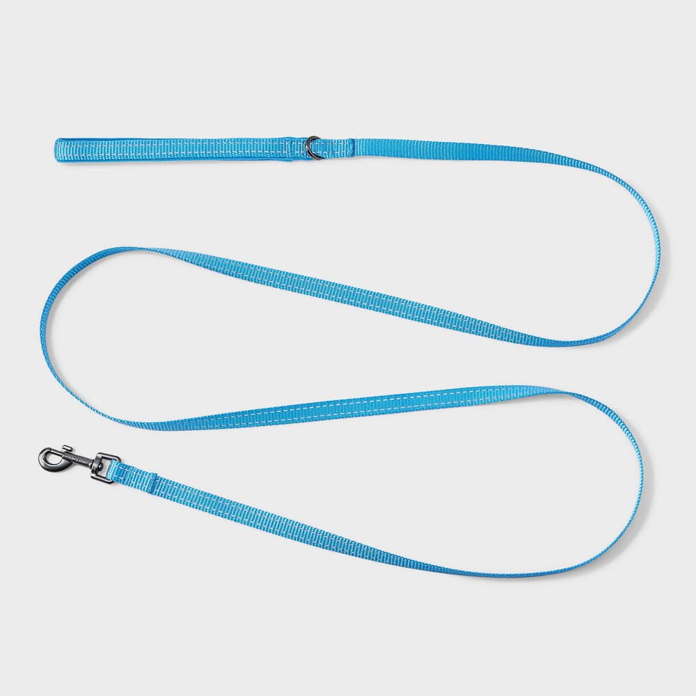 Boots & Barkley Comfort and Reflective Dog Leash, XS/S, Blue