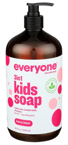 Everyone Berry Blast 3 In 1 Kids Soap