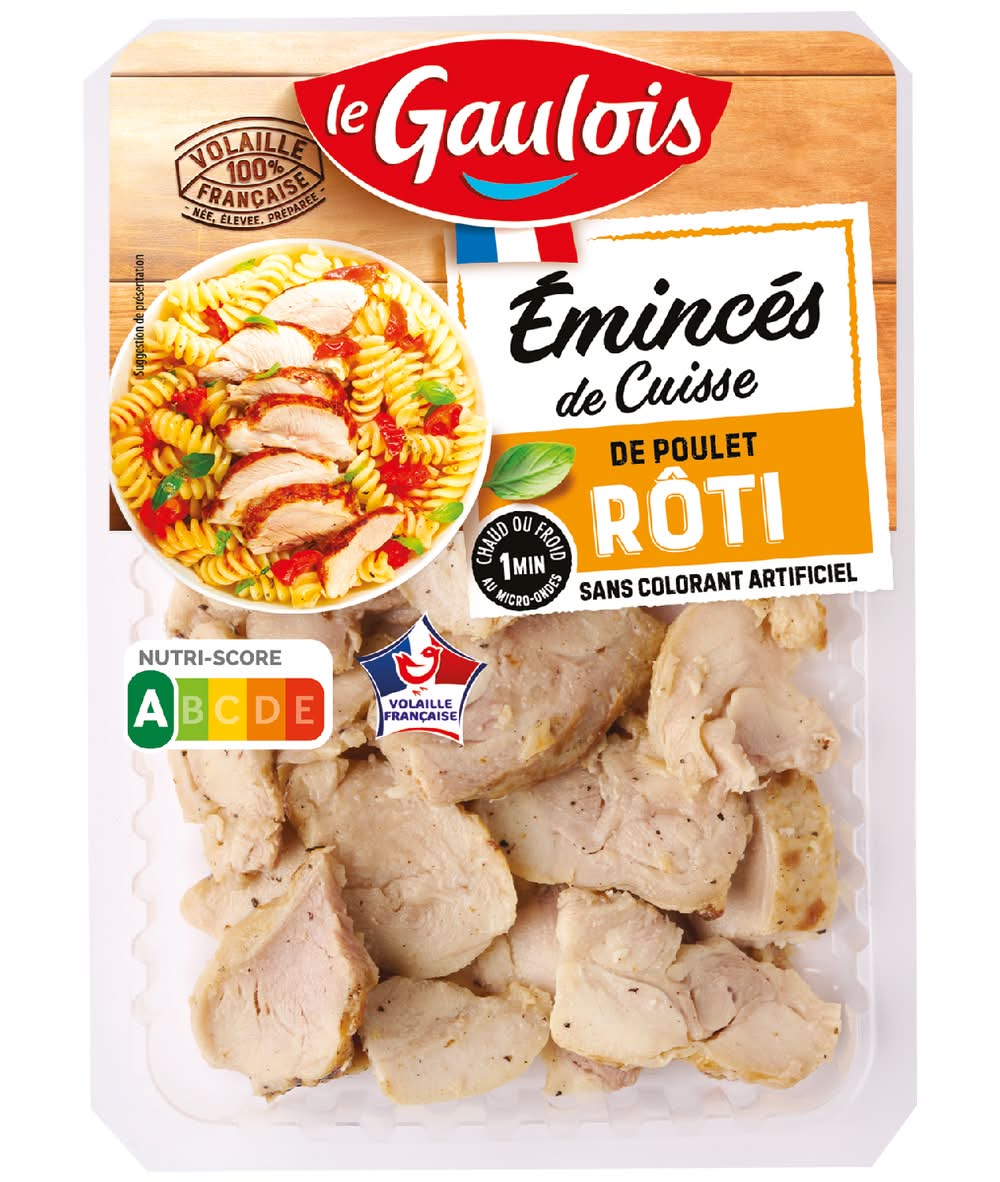 Le Gaulois - Emincé cuisse poulet (180g)