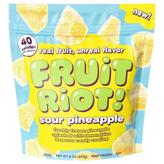 Fruit Riot! Real Fruit Sour Candy (pineapple )