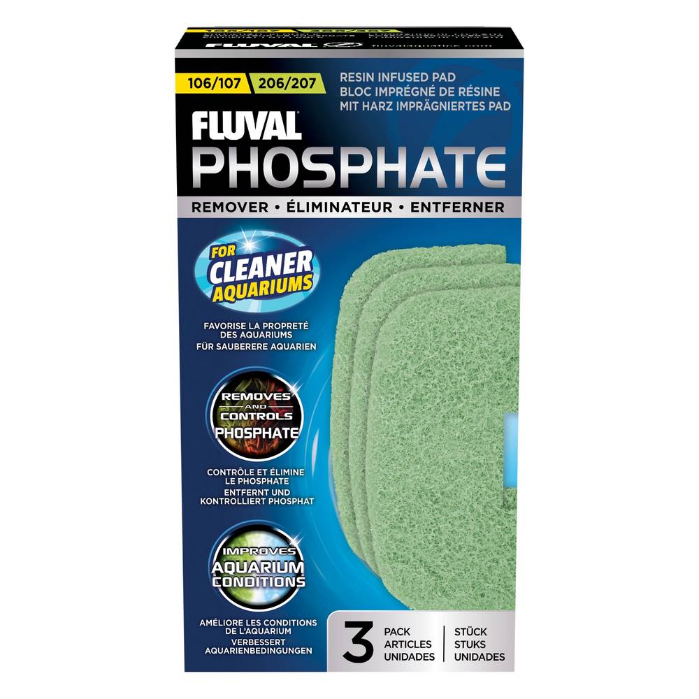 Fluval Phosphate Resin Infused Pads (Size: 3 Count)