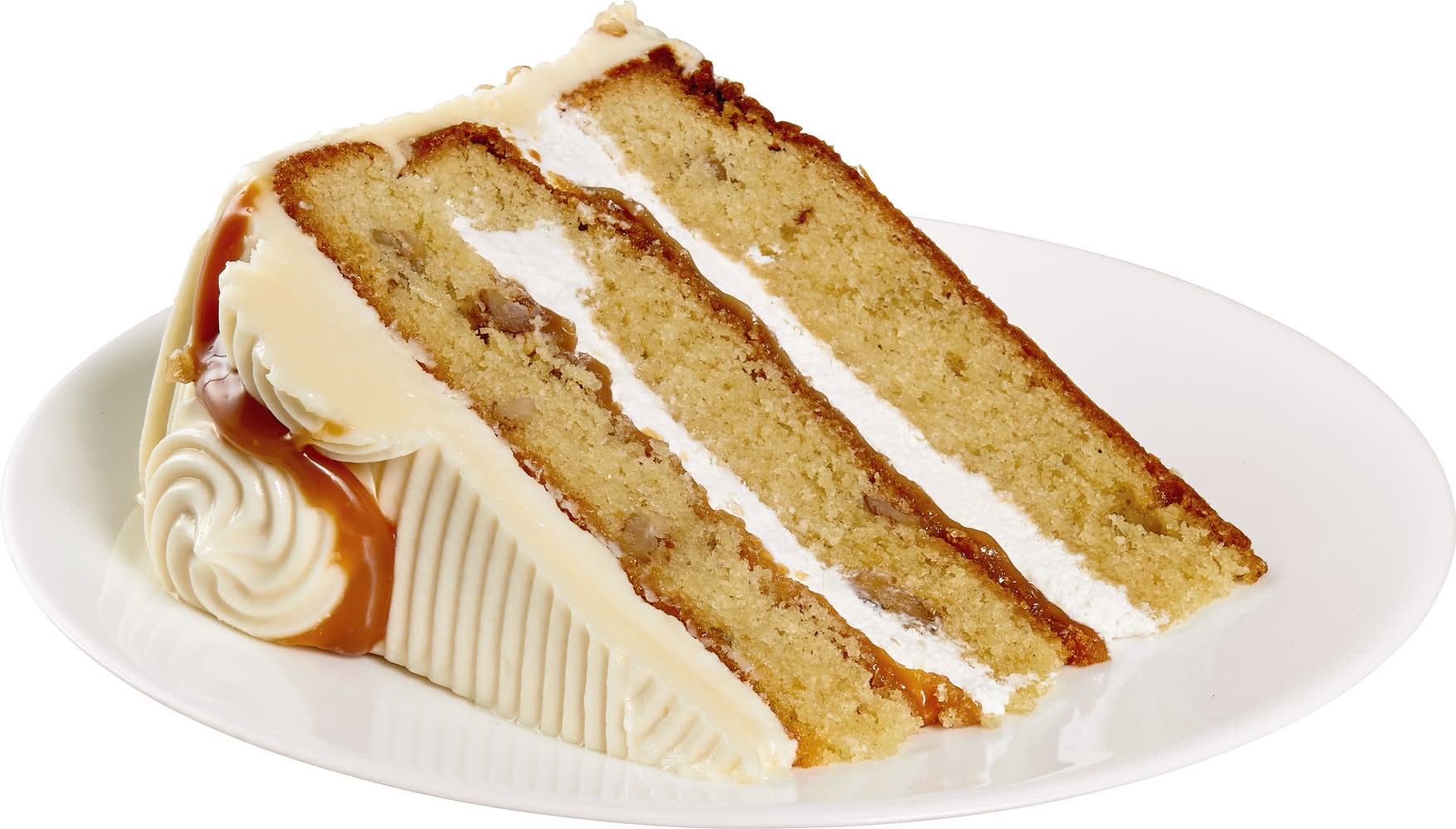 Giant Eagle Bananas Foster Cake Slice