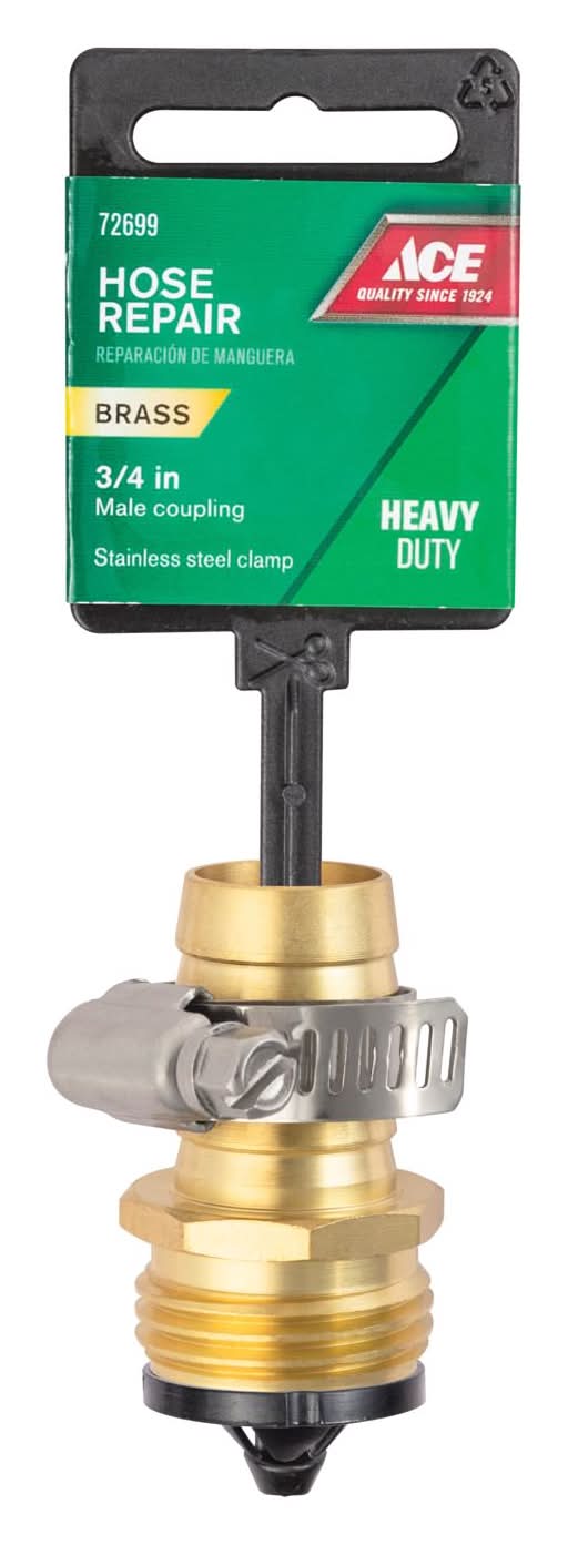 ACE 3/4 In. Hose Barb X 3/4 In. Mht In. Brass Threaded Male Hose Repair