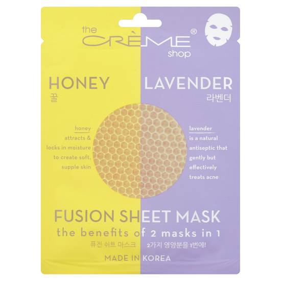 The Creme Shop Honey Lavender Fusion Sheet Mask (0.9 oz)