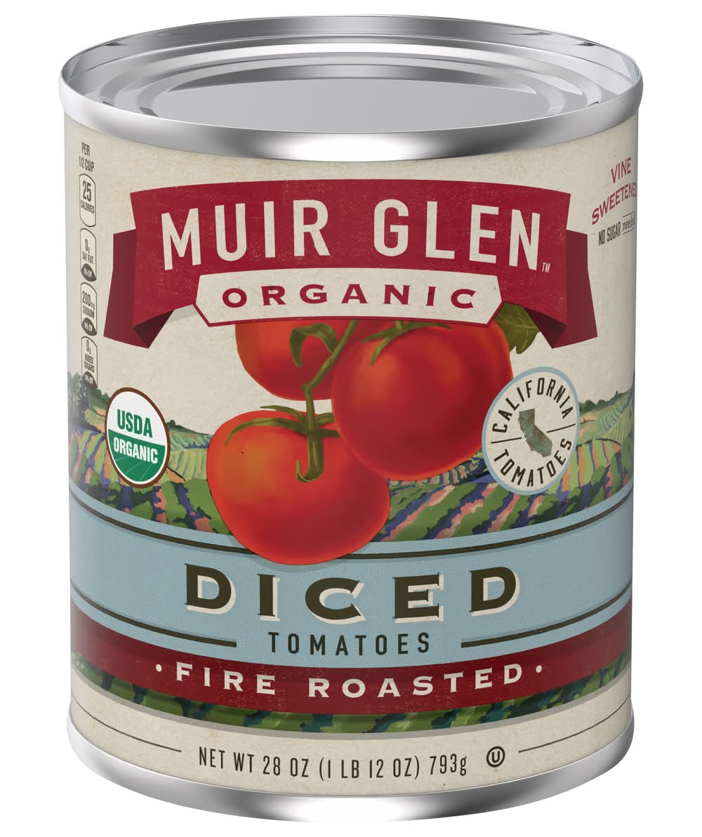 Muir Glen Organic Diced Tomatoes, Fire Roasted (28 oz)