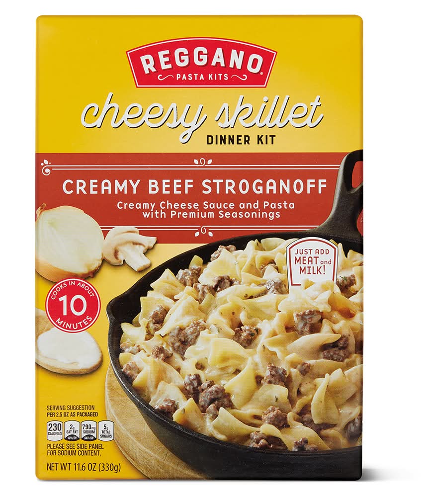 Reggano Creamy Beef Stroganoff Dinner Kit, Cheesy Skillet (11.6 oz)