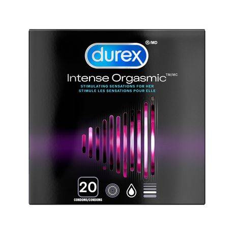 Durex Intense Orgasmic Condoms (20 ct)
