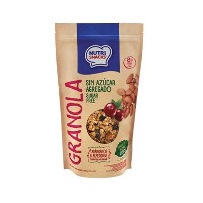 Nutrisnacks granola de almendra y arándano (doypack 300 g)