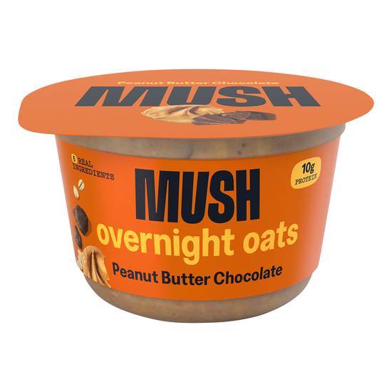 Mush Overnight Oats (peanut butter chocolate)