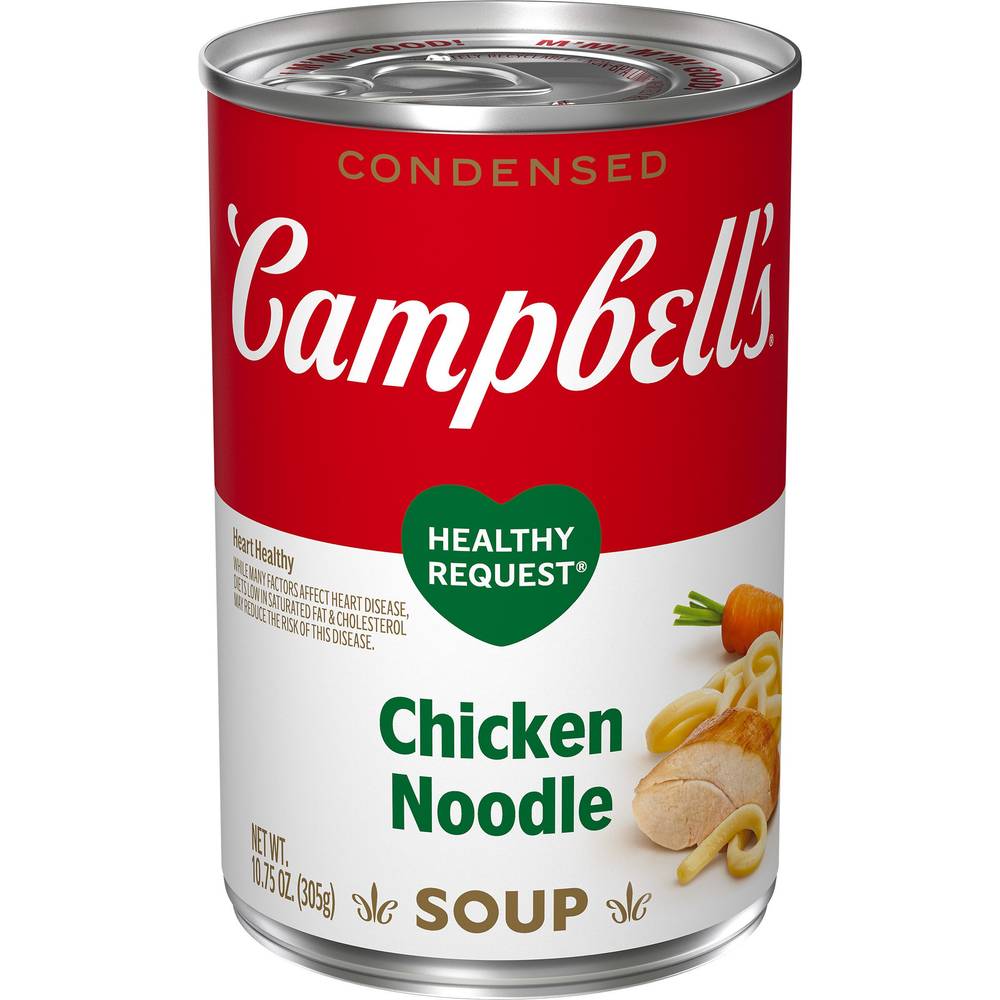 Campbell's Condensed Healthy Request Chicken Noodle Soup, 10.75 Ounce Can