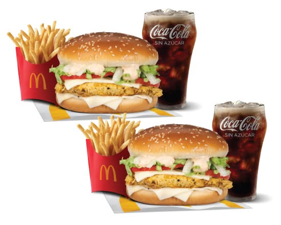 2 McMenu Big Tasty Pollo Mediano