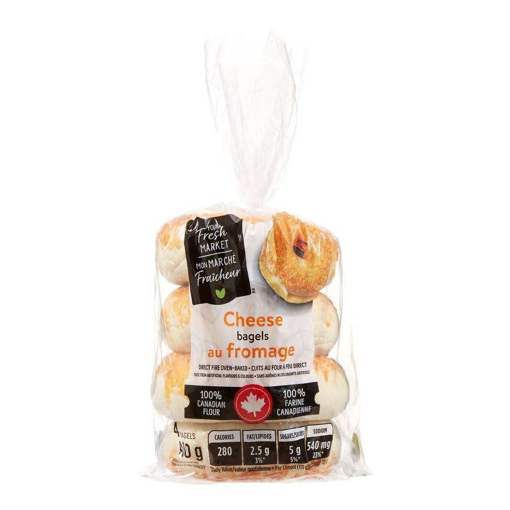 Your Fresh Market Cheese Bagels (450 g)