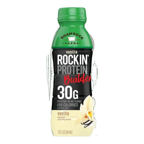 Shamrock Farms Rockin Protein Builder Vanilla Shake (12 fl oz)