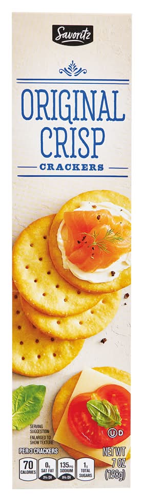 Savoritz Crisp Crackers, Original (7 oz)