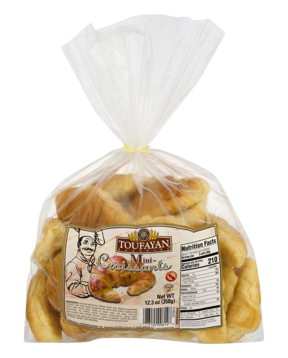 Toufayan Mini Croissants (12.3 oz)