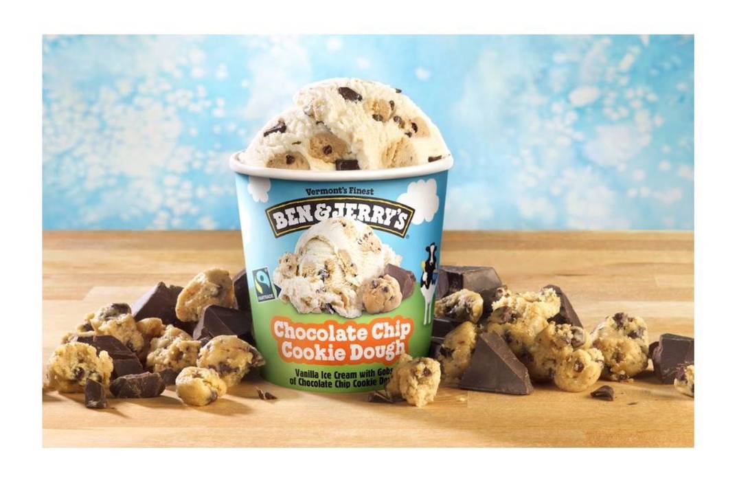 Ben & Jerry's Choc Chip Cookie Dough Ice Cream 458mL Tub