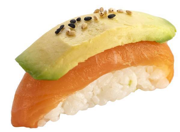 Sushis saumon avocat sésame