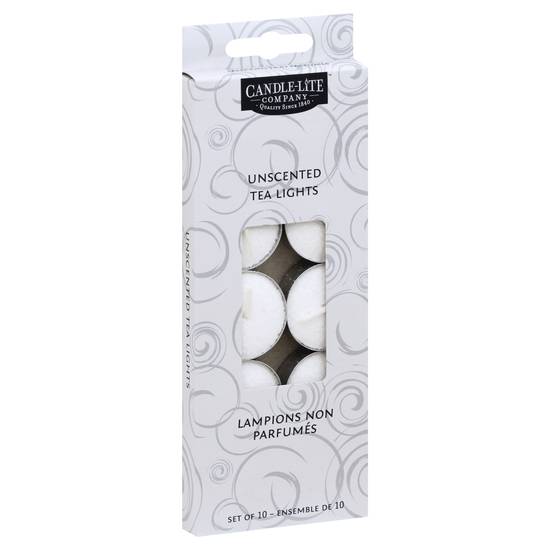 Candle-Lite Company Unscented Tea Lights