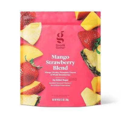 Good & Gather Frozen Mango Strawberry Fruit Blend