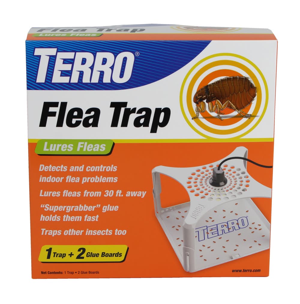 TERRO Refillable Flea Indoor Glue Device Insect Trap