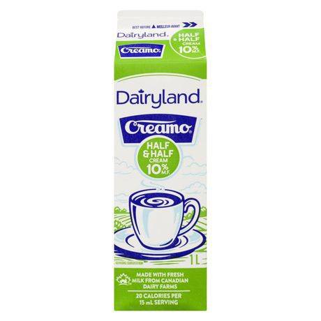 Dairyland Creamo 10% Half & Half Cream (1 L)