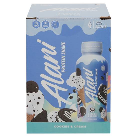 Alani Nu Protein Shake (4 ct, 12 fl oz) (cookies-cream)