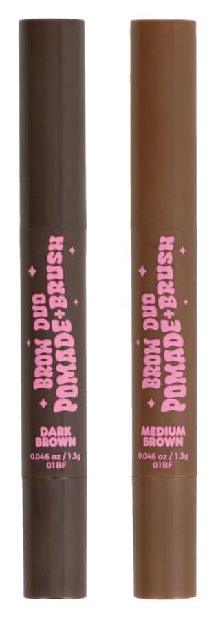 Ioni Butter Bae Brow Duo Pomade + Brush, Assorted Shades, 1-ct.