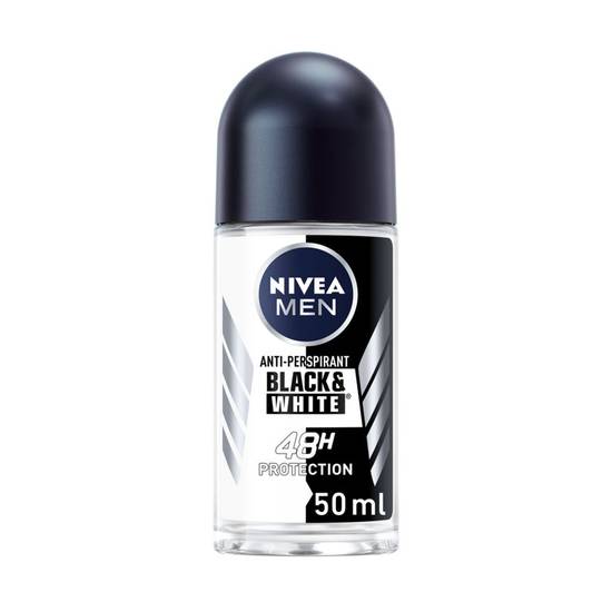 NIVEA Black & White Original Anti-perspirant Deodorant Roll On 50ML
