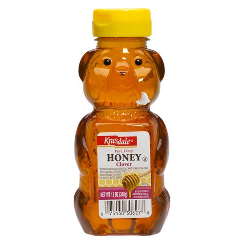 Pure Honey Bear Squeeze Bottle 12oz