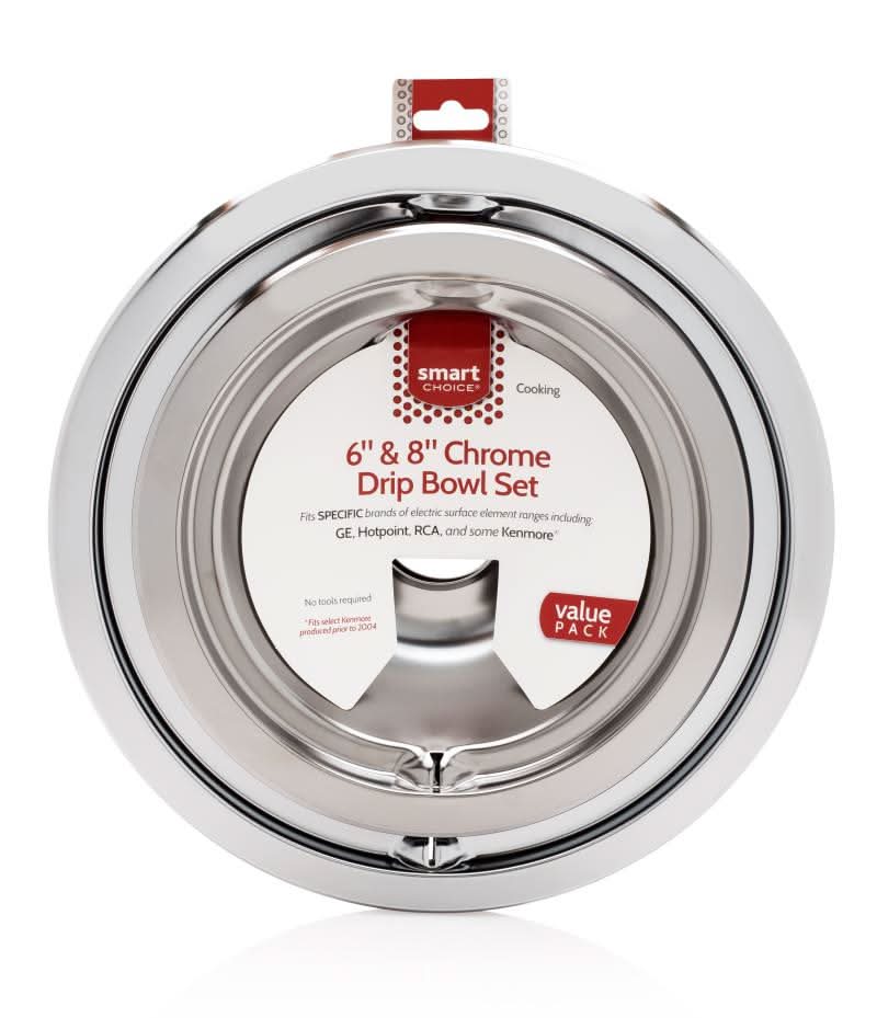 Smart Choice Universal Electric range Drip pan ( Chrome )